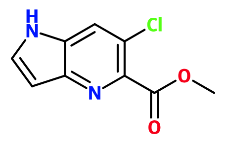 (image for) MCYC0824 Methyl 6-chloro-1H-pyrrolo[3,2-b]pyridine-5-carboxylate